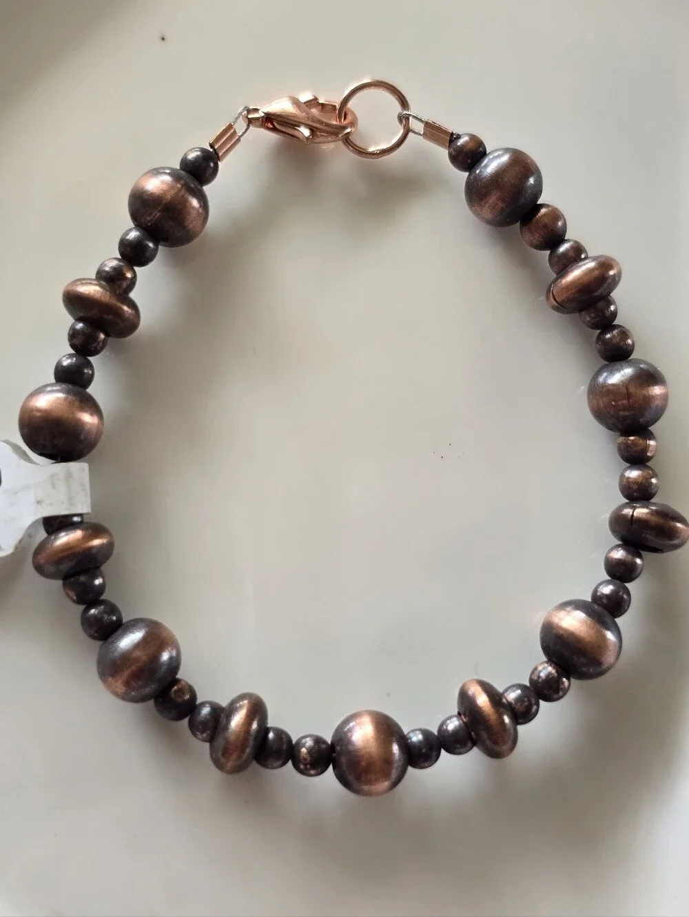 Beaded Copper Bracelet, Southwestern